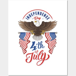 4th july Posters and Art